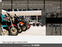 Tablet Screenshot of jensensbike-cars.dk